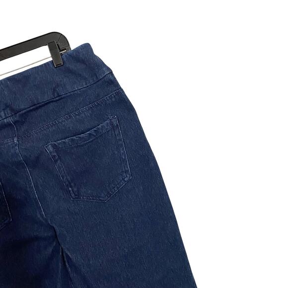 Chadwicks Denim Jeans Womens 14 TL Tall Long Daker Blue Pullon Elastic Straight - Picture 6 of 8